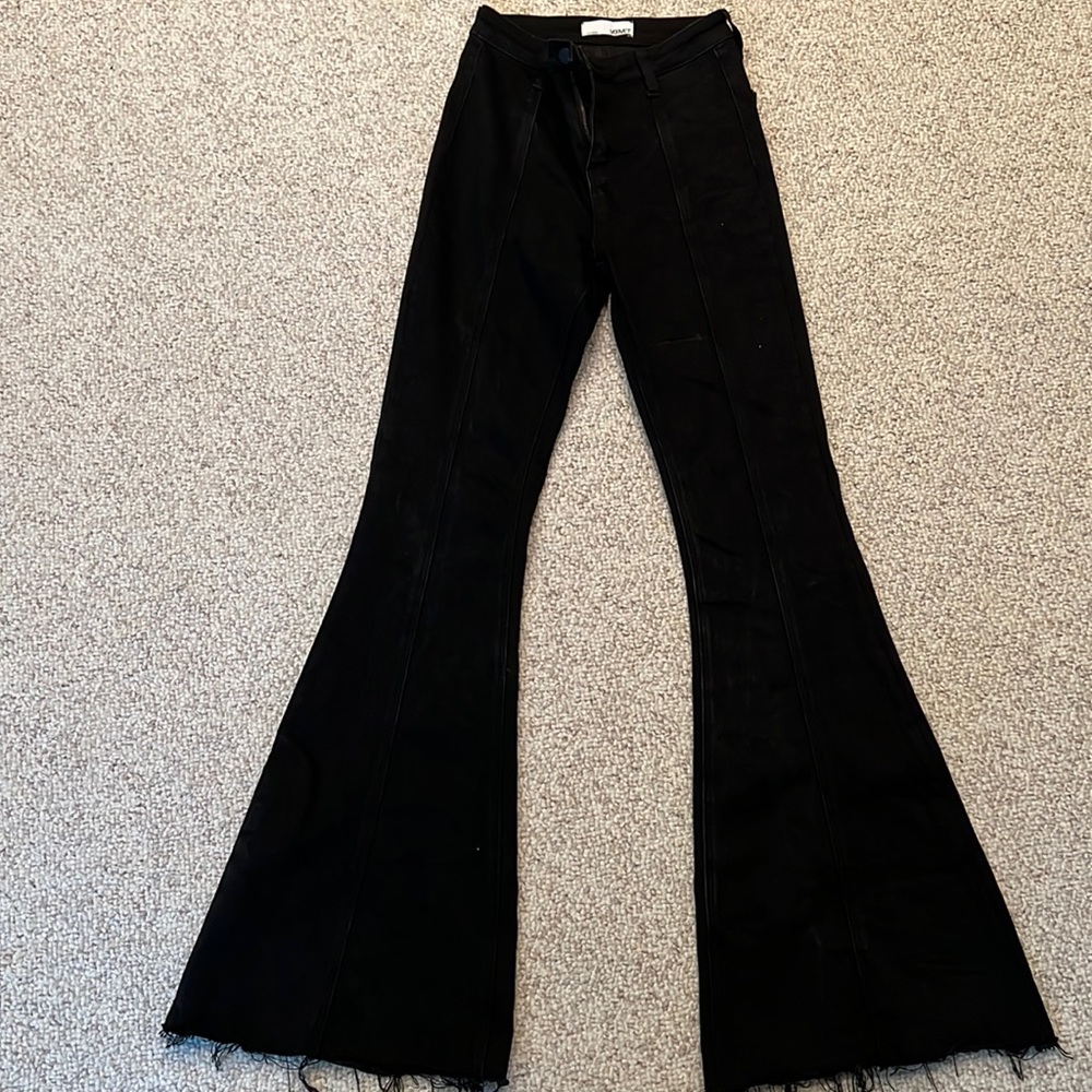 High-rise Black Denim Jeans